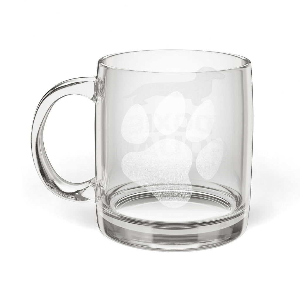 Glass Coffee Mug, 12.25oz (Engraving)