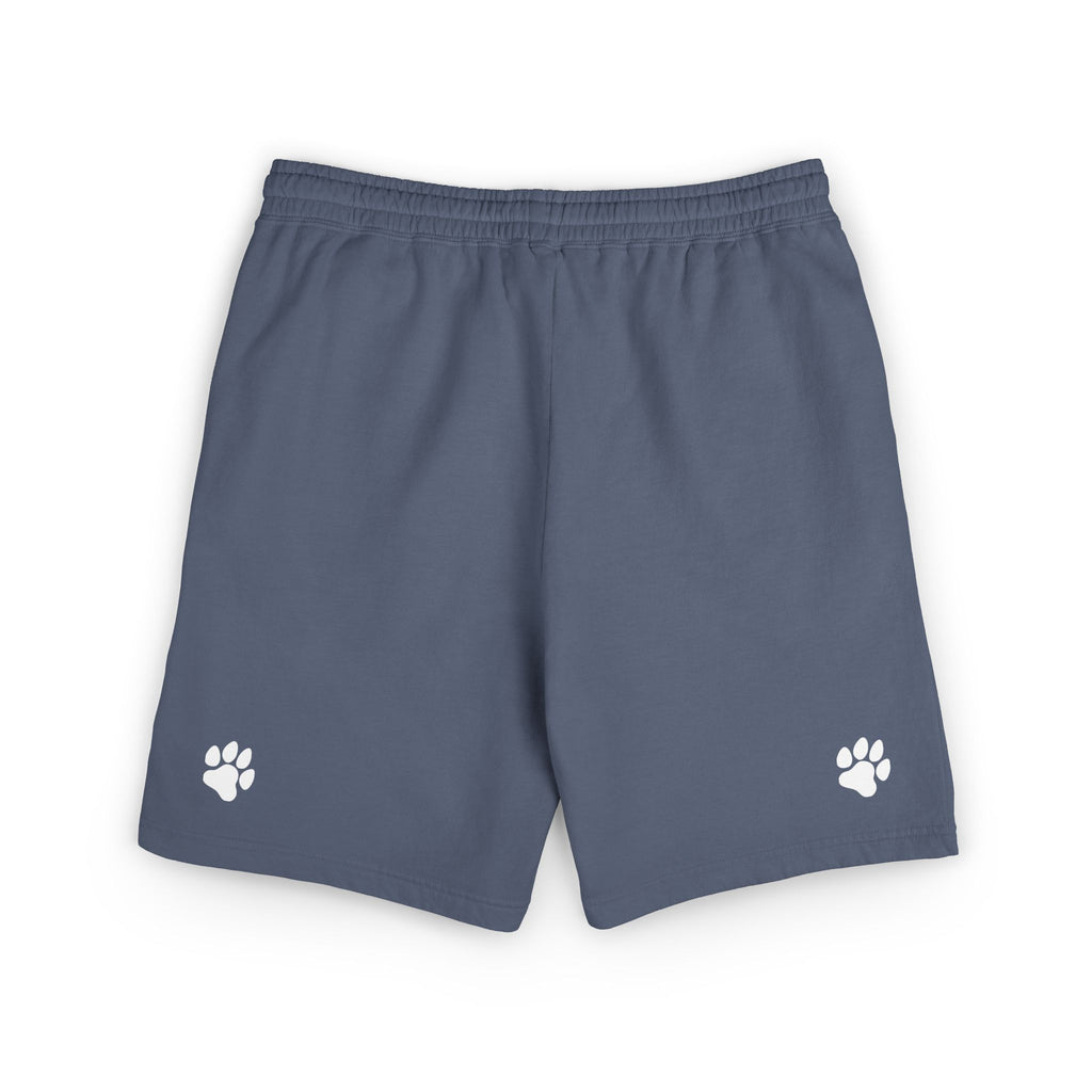 Unisex Garment-Dyed Lightweight Fleece Sweat Shorts / Paws Back