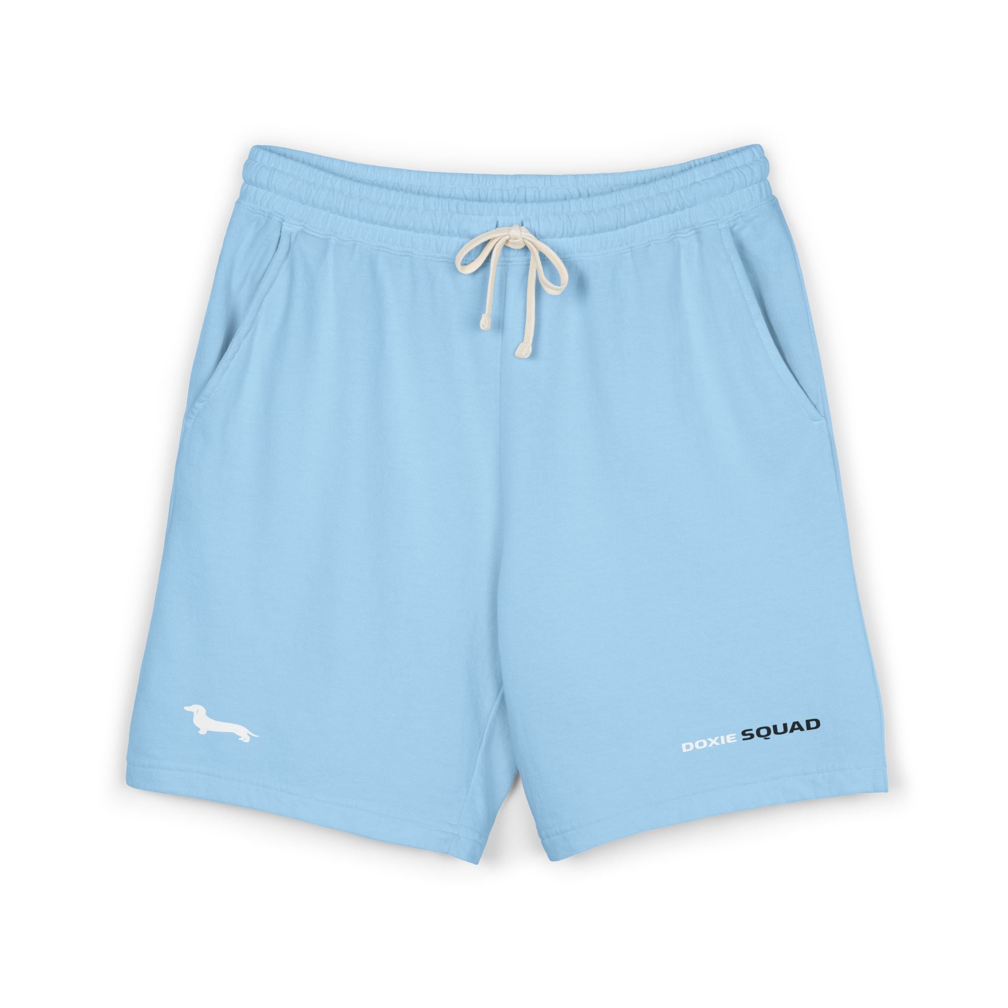 Unisex Garment-Dyed Lightweight Fleece Sweat Shorts / Paws Back