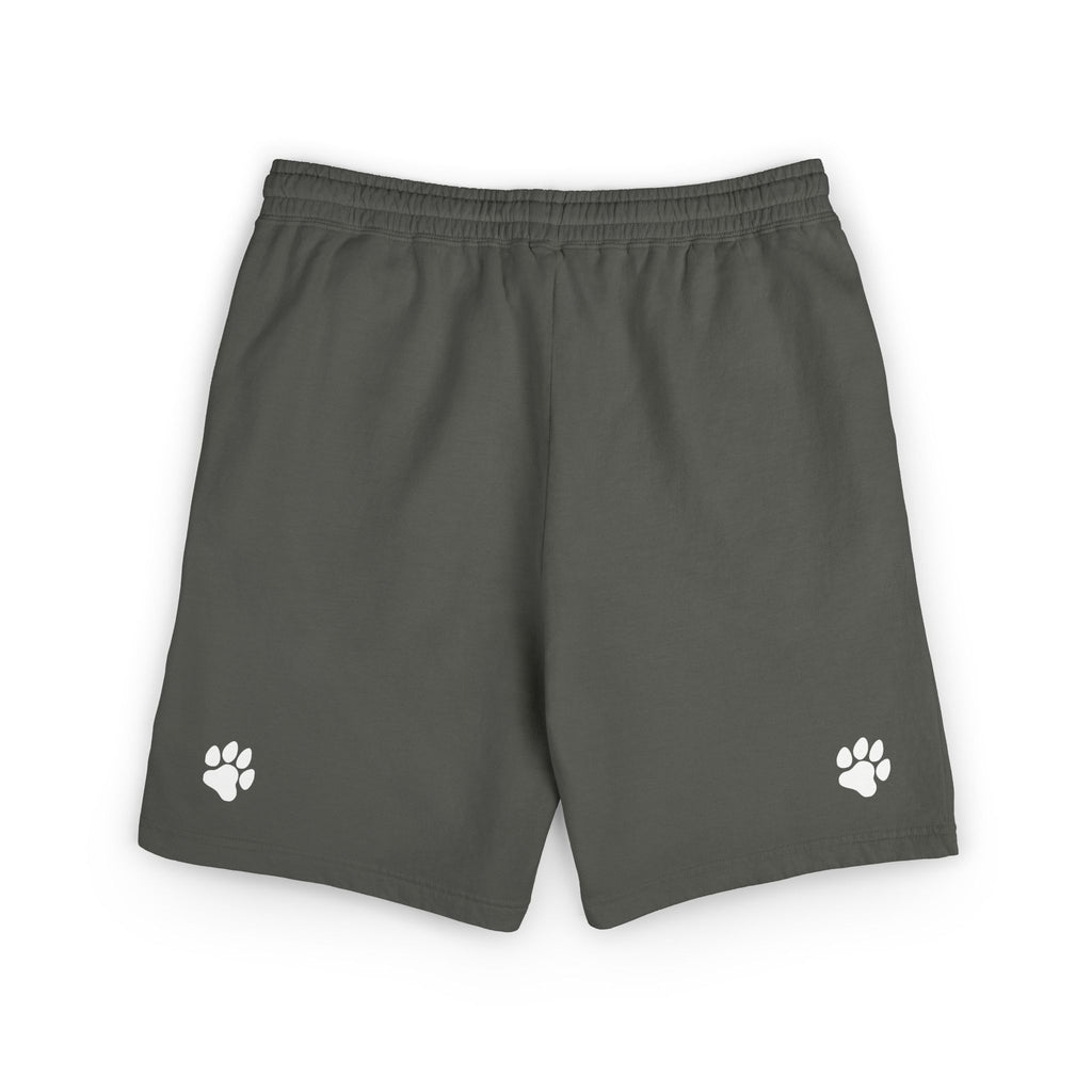 Unisex Garment-Dyed Lightweight Fleece Sweat Shorts / Paws Back