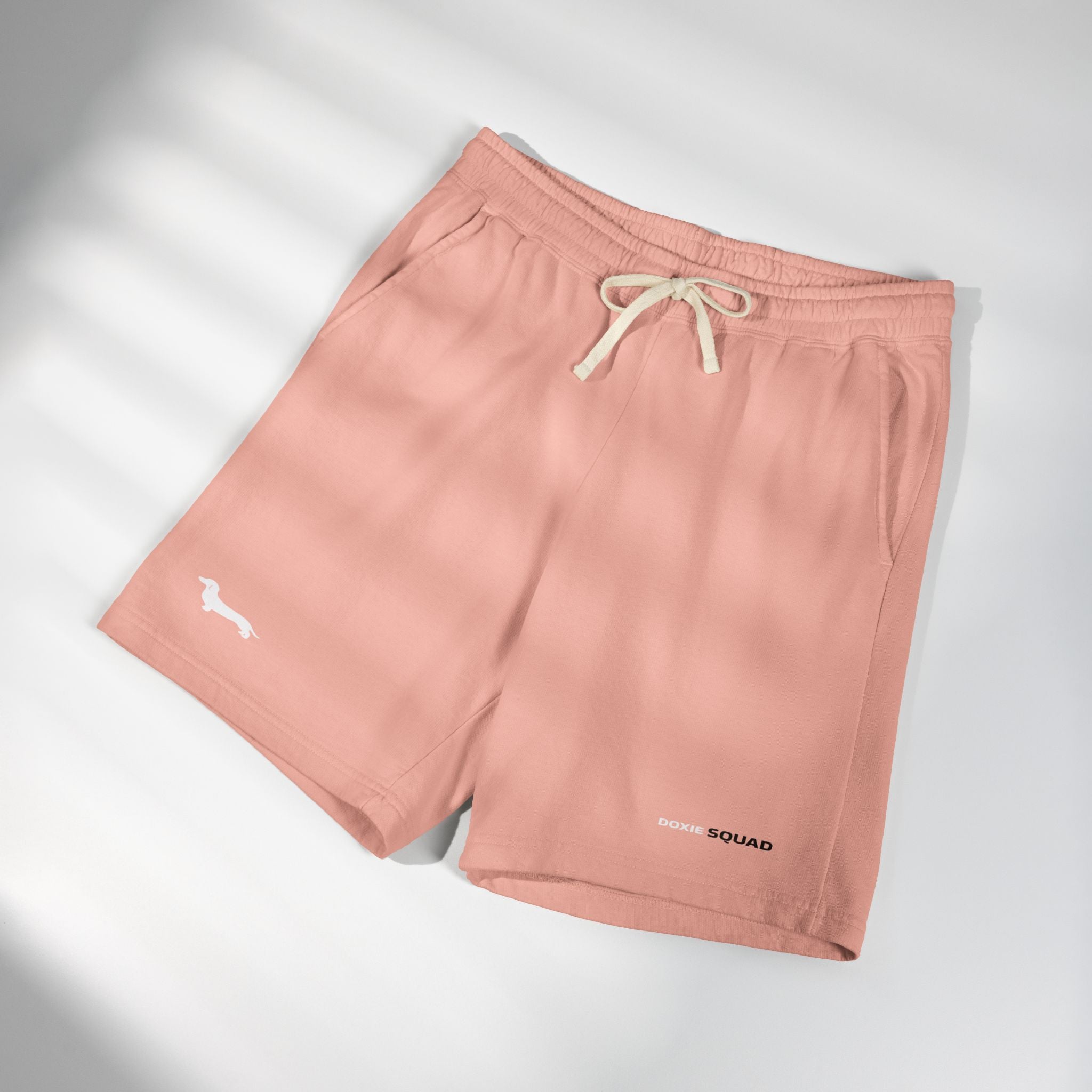 Unisex Garment-Dyed Lightweight Fleece Sweat Shorts / Paws Back