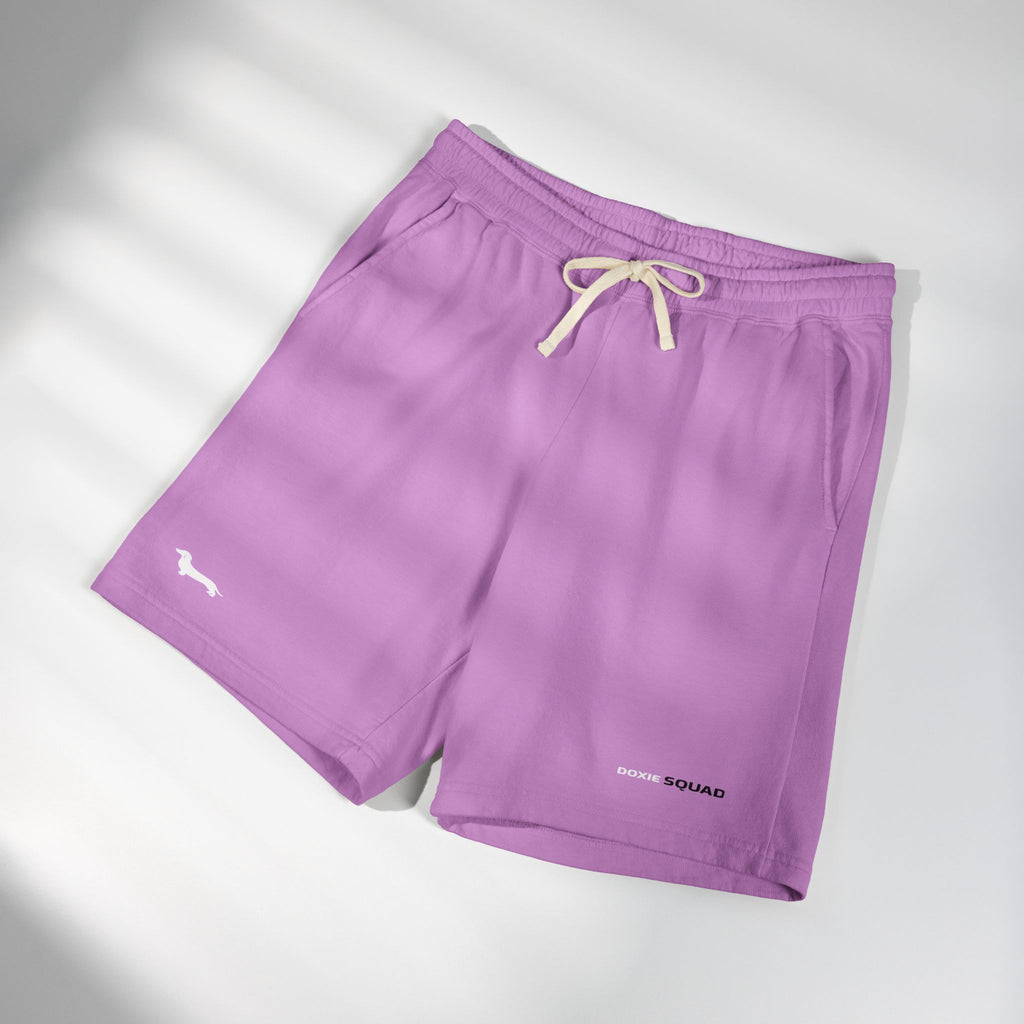 Unisex Garment-Dyed Lightweight Fleece Sweat Shorts / Paws Back