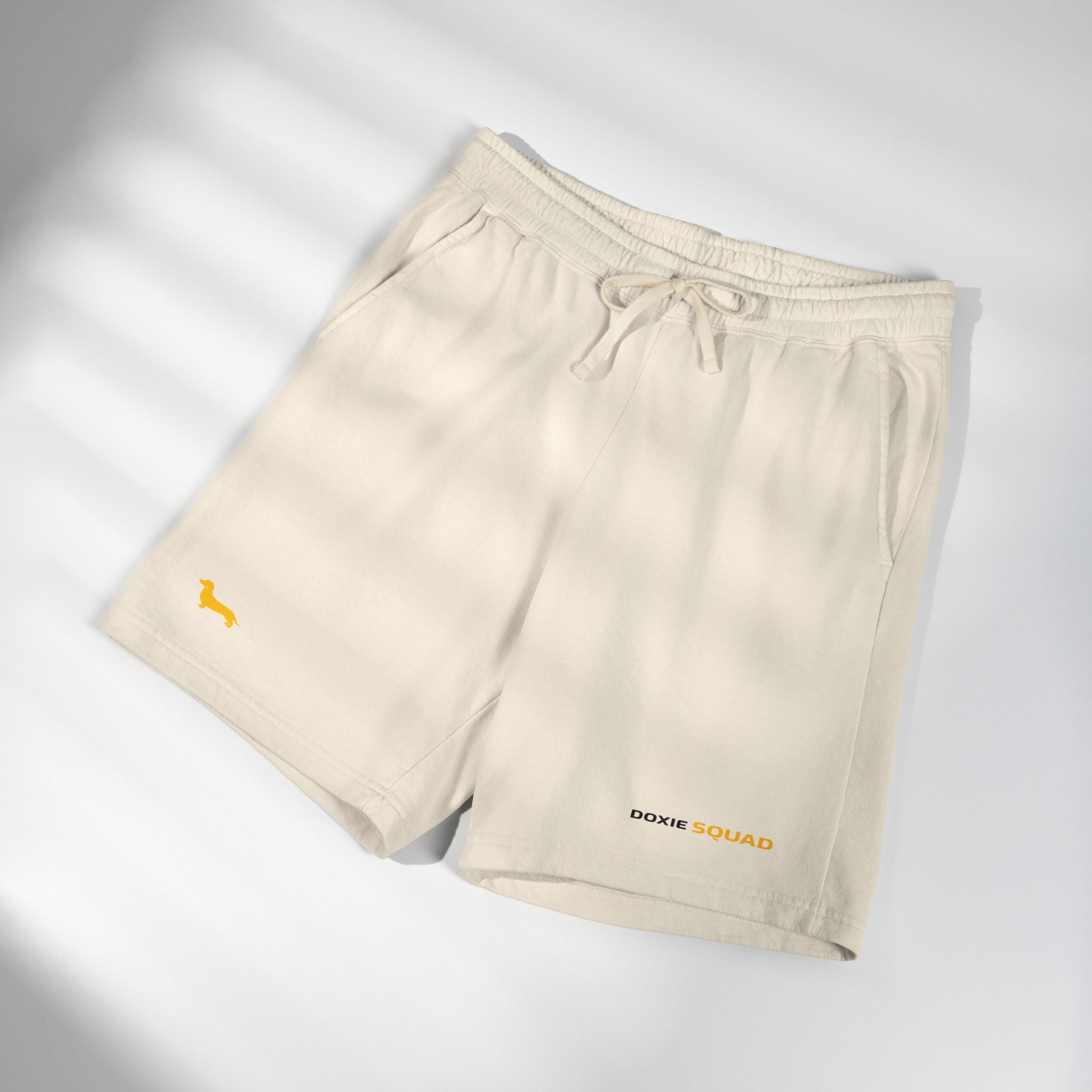 Unisex Garment-Dyed Lightweight Fleece Sweat Shorts / Paws Back