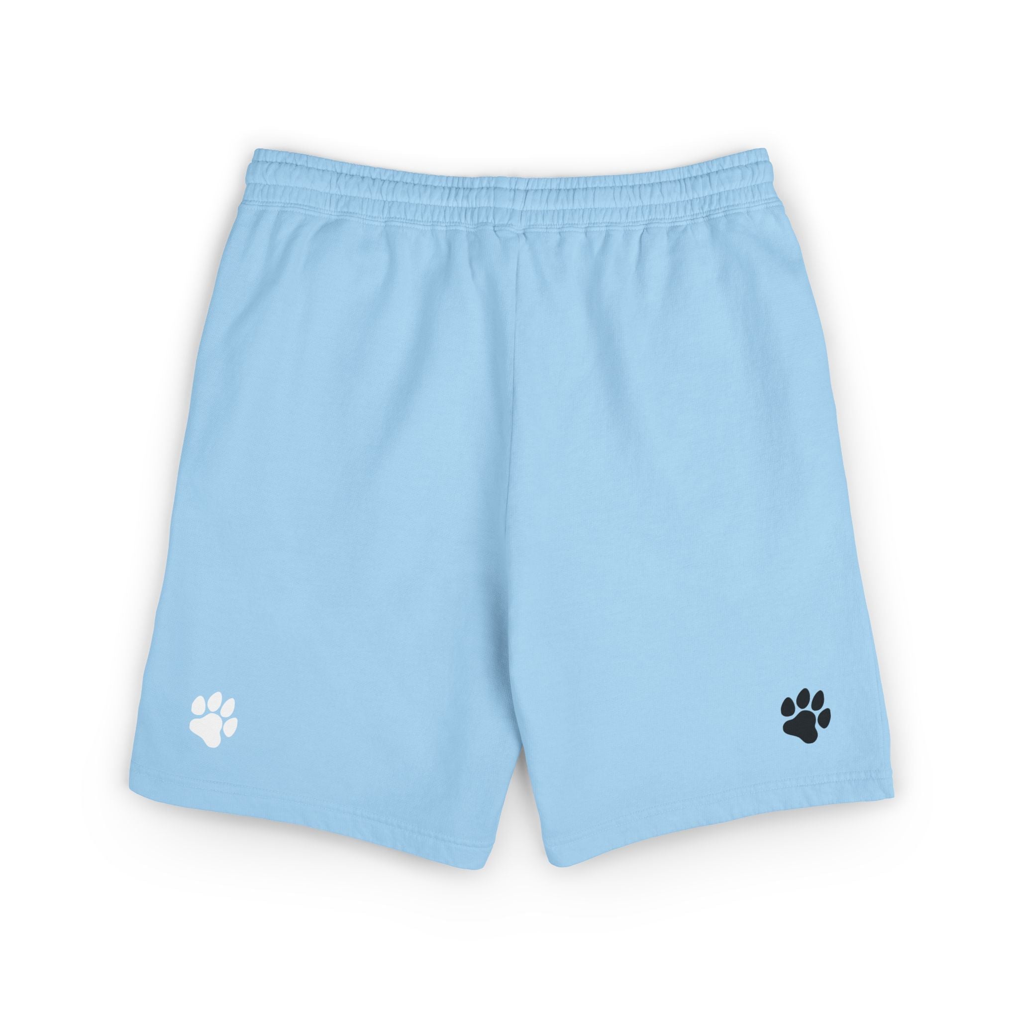 Unisex Garment-Dyed Lightweight Fleece Sweat Shorts / Paws Back