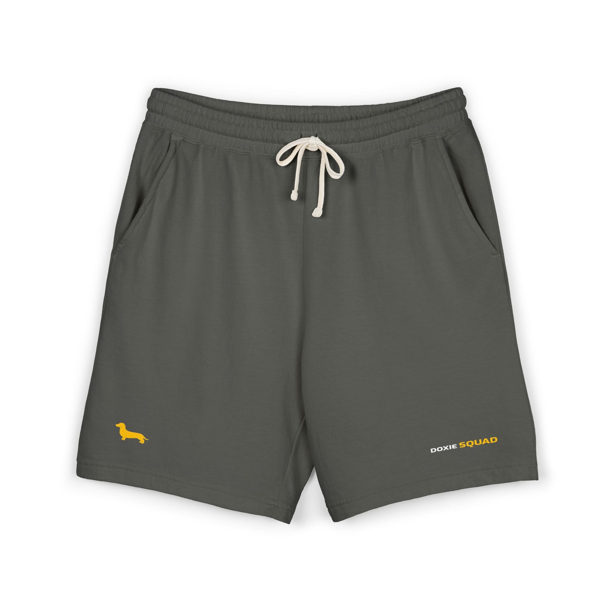 Unisex Garment-Dyed Lightweight Fleece Sweat Shorts / Paws Back