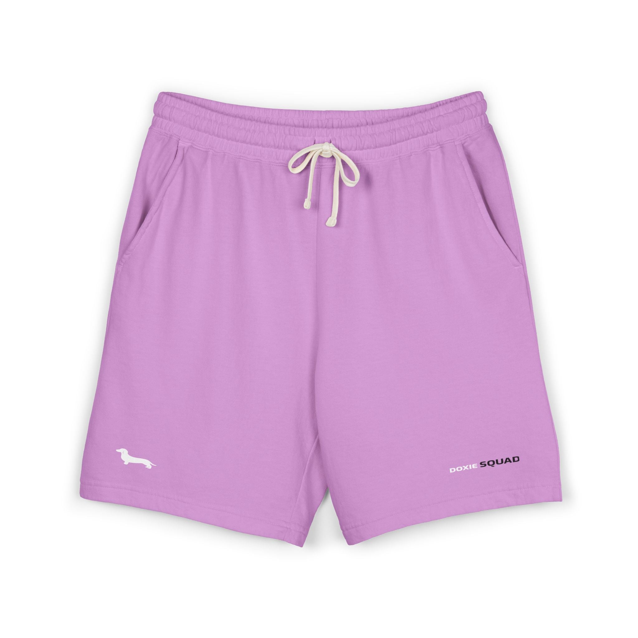 Unisex Garment-Dyed Lightweight Fleece Sweat Shorts / Paws Back