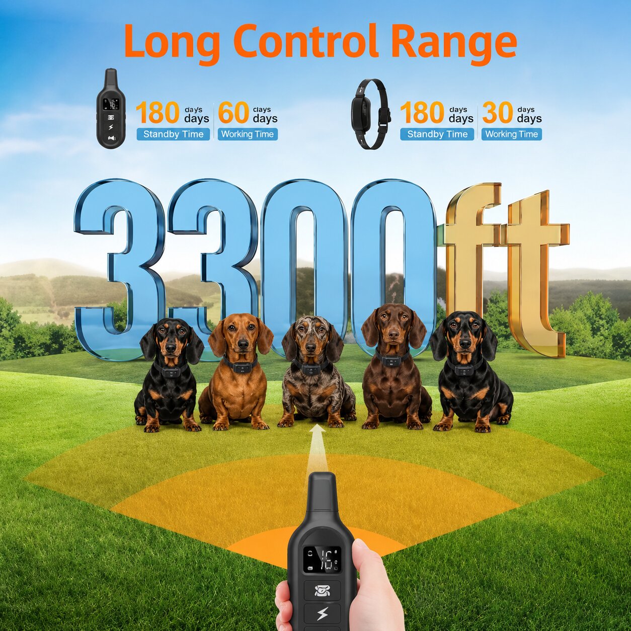 Dachshund Training Pro™ Collar – Remote-Controlled Waterproof Training System