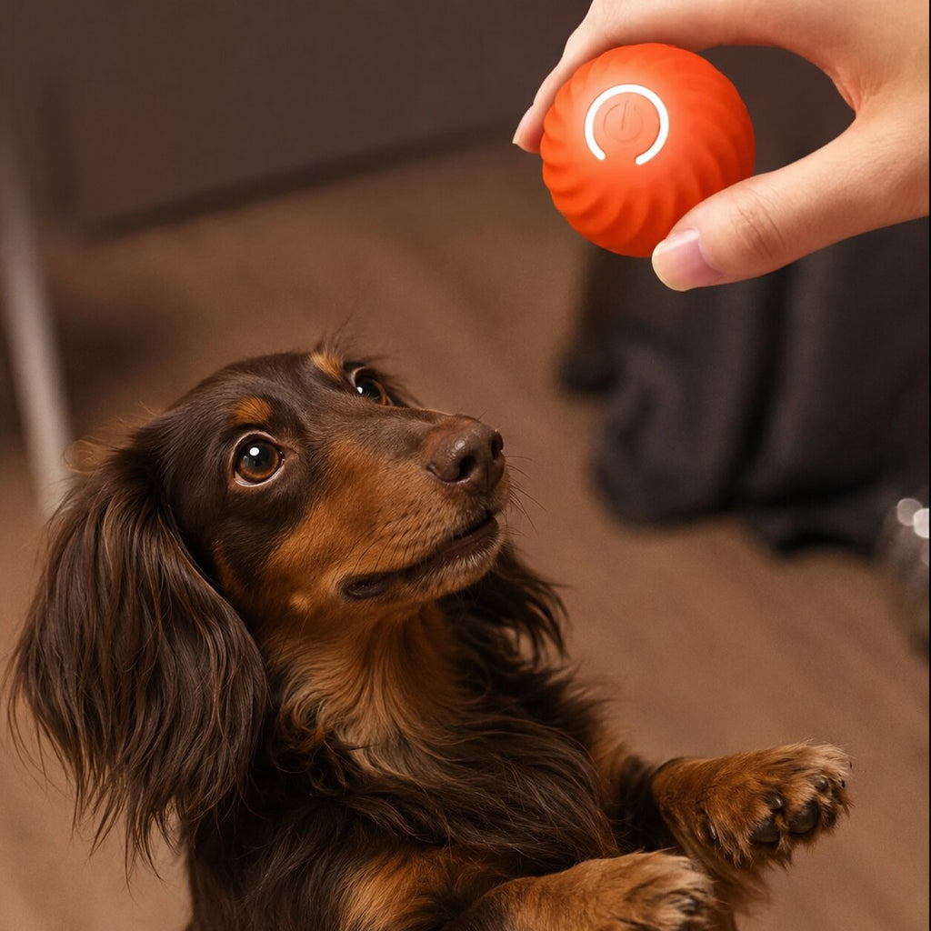 Doxie Zoom Ball™ | Automatic Moving Ball for Curious Dachshunds