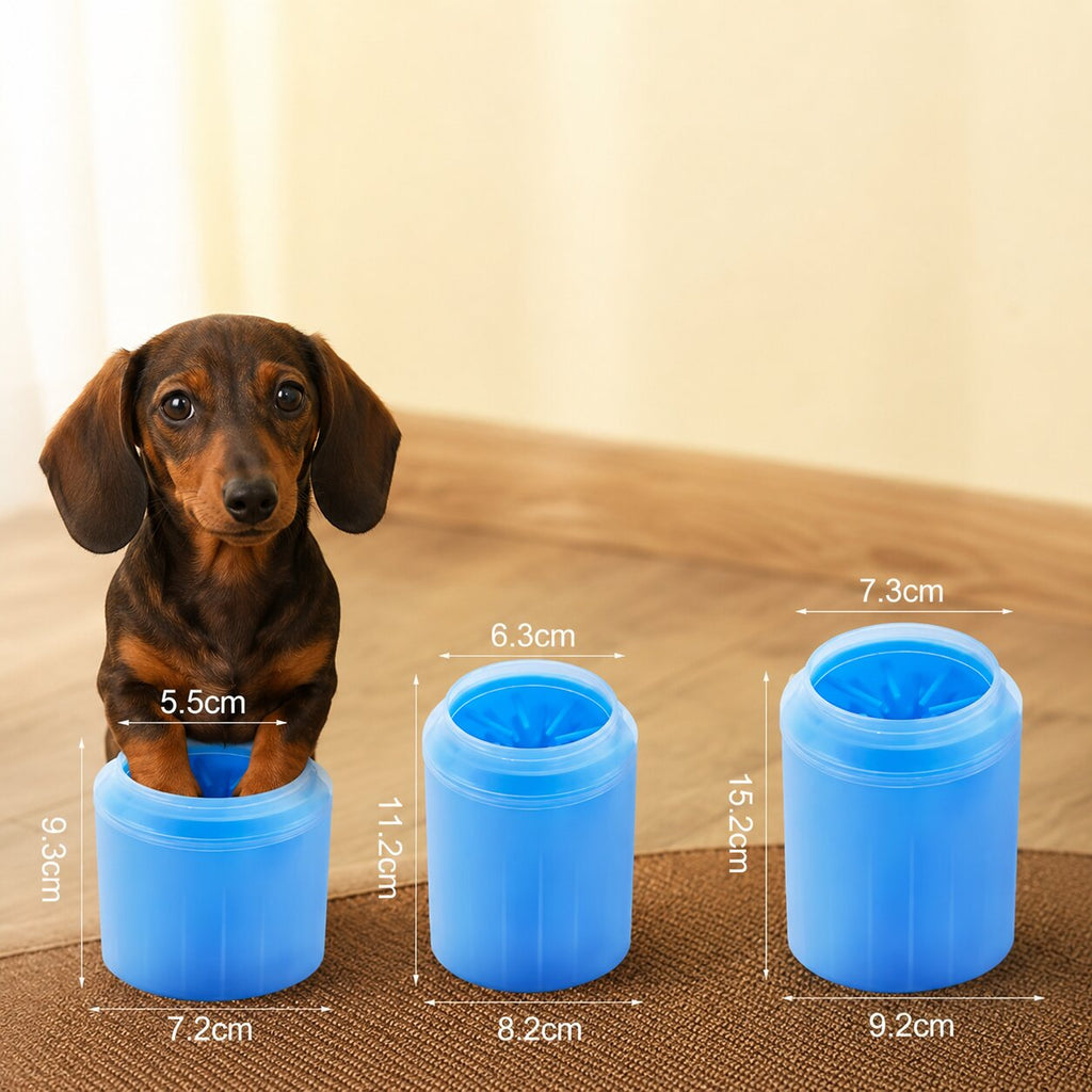 Dachshund Paw Cleaner Cup™ | Clean Paws in Seconds, No Mess at Home