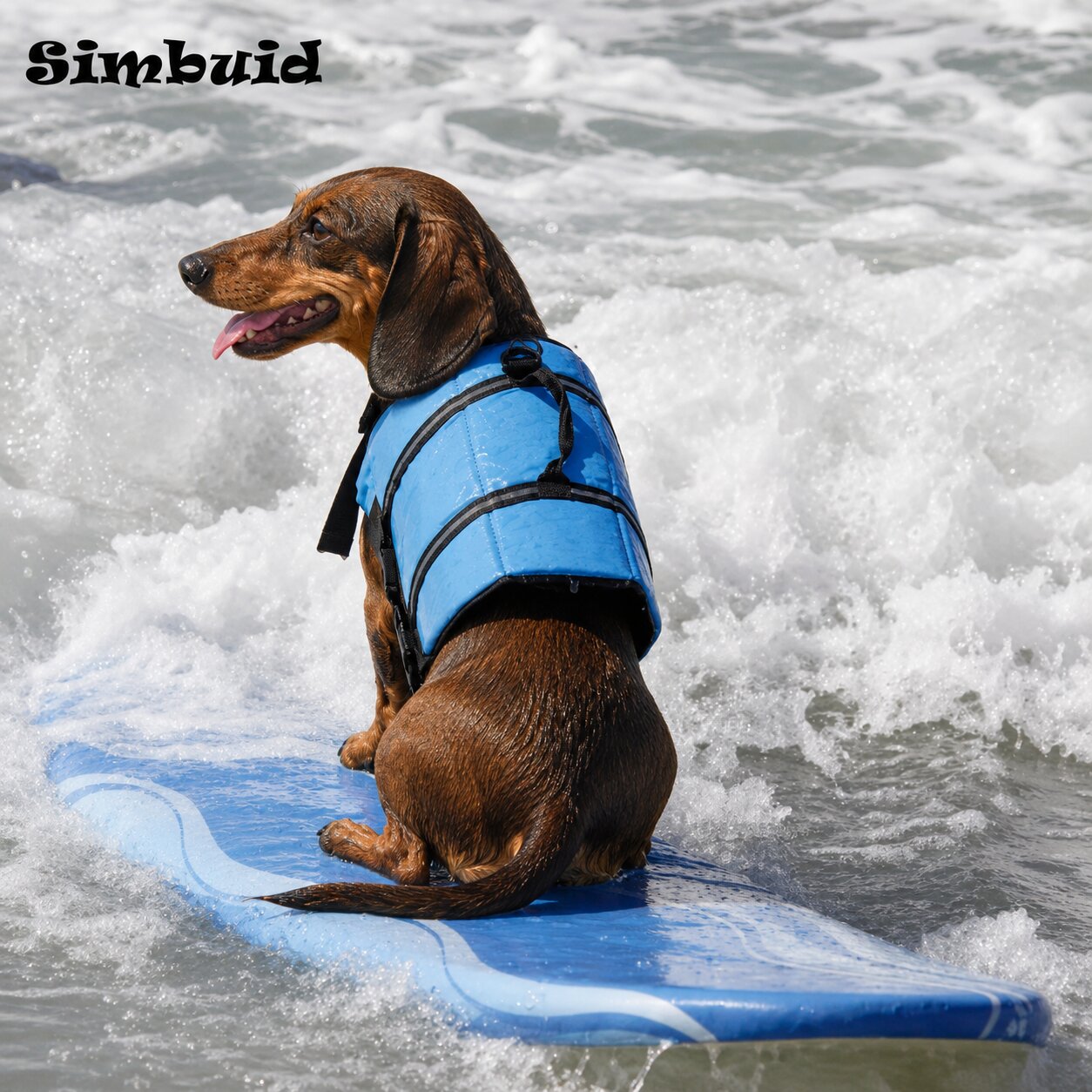 Reflective Dachshund Dog Life Jacket – Premium Swimming Vest with Rescue Handle for Safe Water Adventures