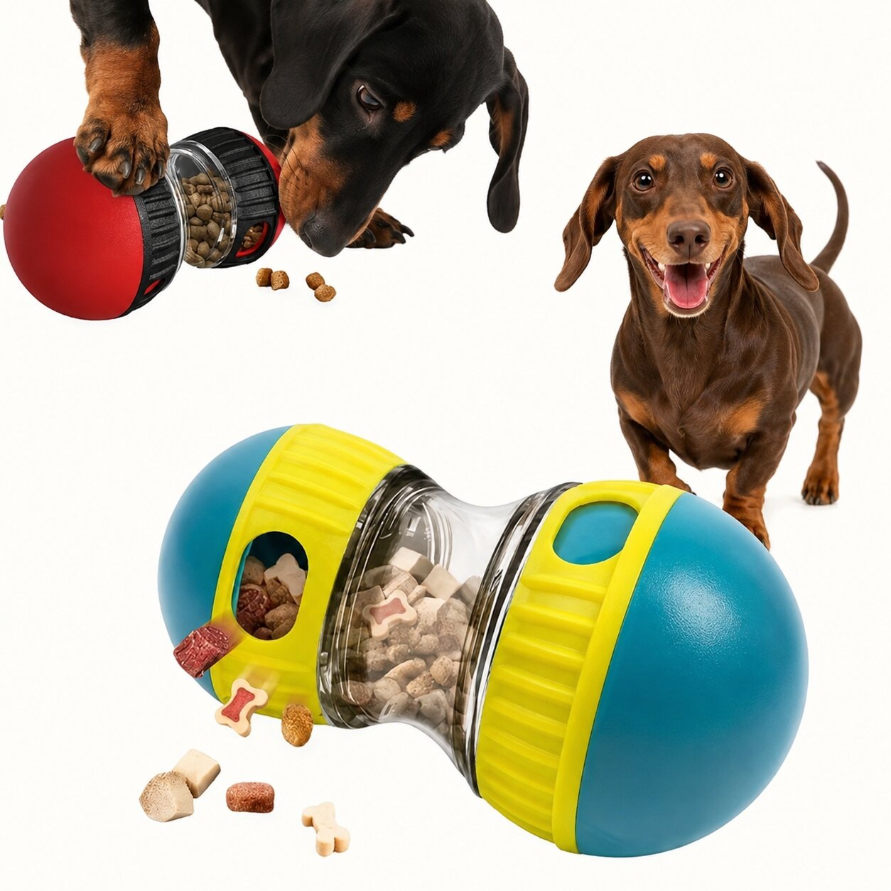 Interactive Dachshund Treat Puzzle – Slow Feeder Toy for Smarter Mealtimes