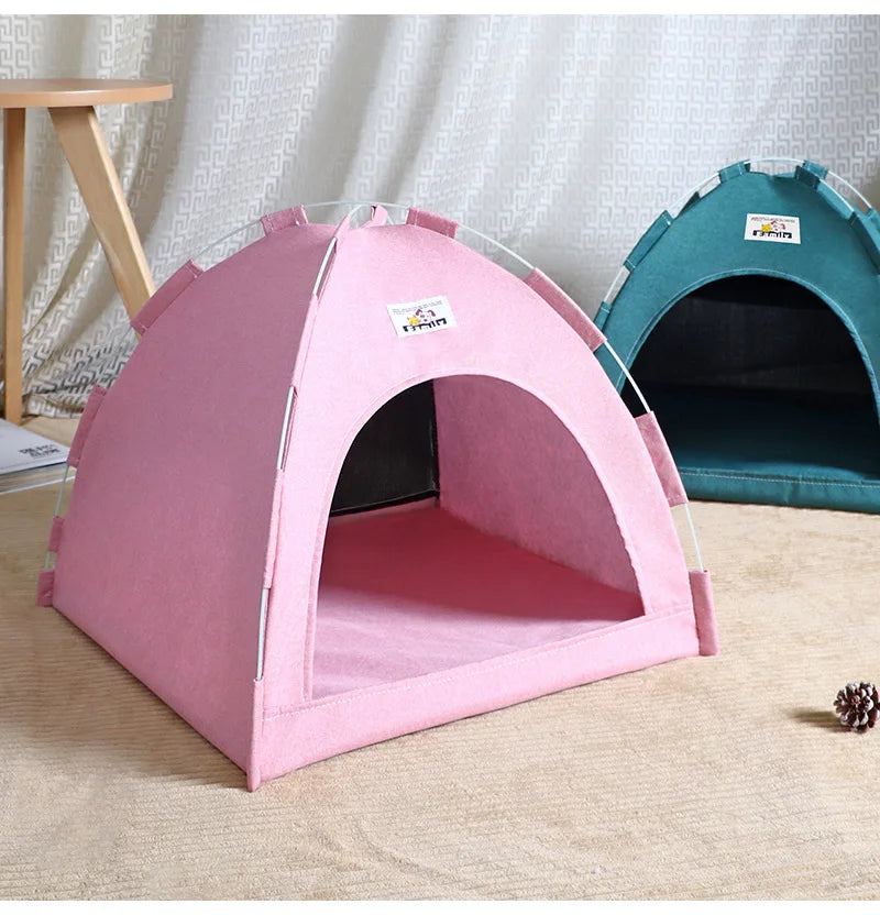 Dachshund Travel Den™ – Foldable Cozy Tent Bed for Home & Adventures