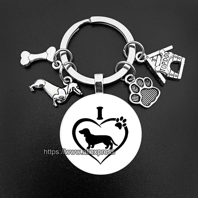 I Love My Dachshund™ Keychain – The Perfect Everyday Gift for Sausage Dog Lovers