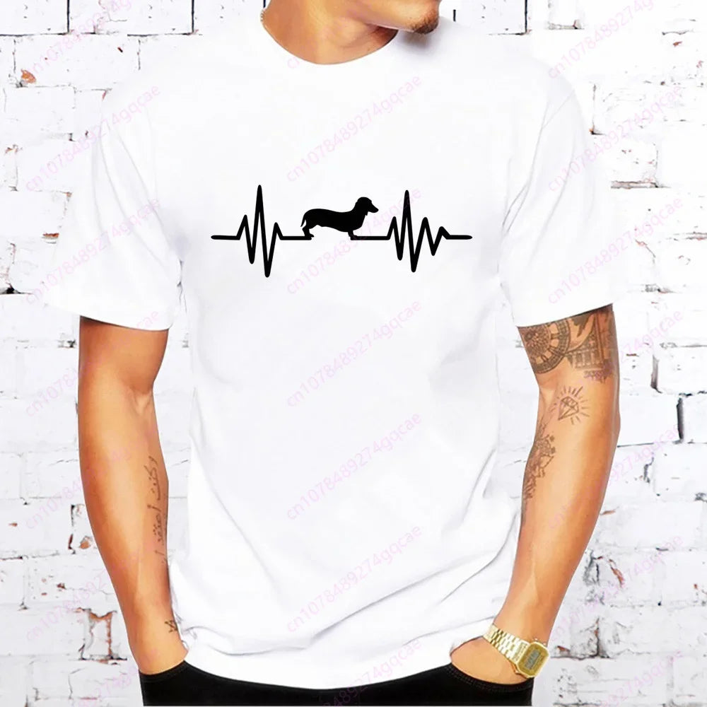 Dachshund Men’s Casual Tee™ | Funny Sausage Dog Printed T-Shirt