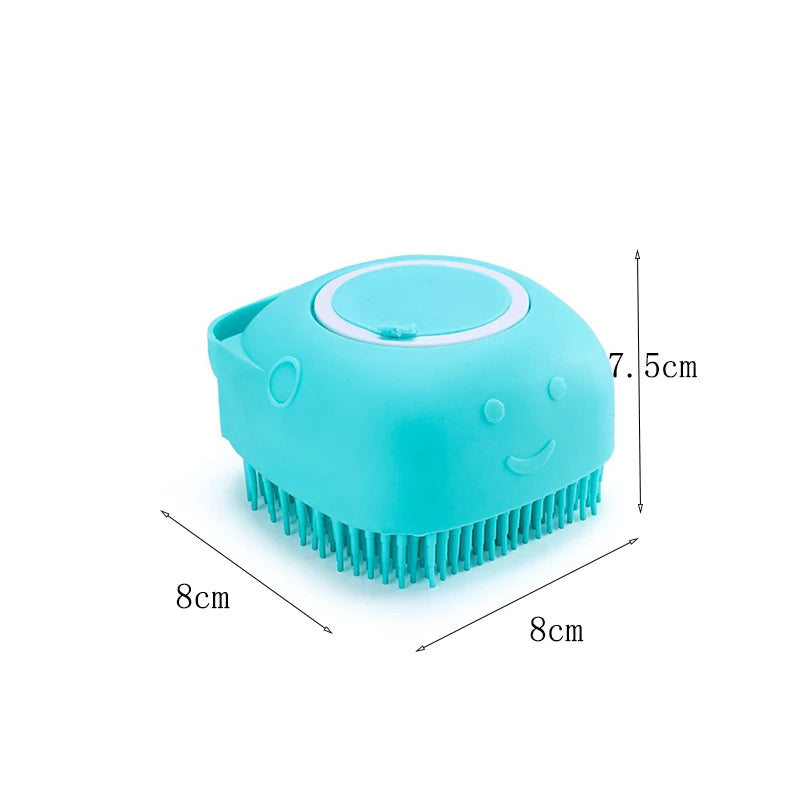 Silicone Grooming & Bath Massage Glove for Dachshunds | Gentle Deshedding & Deep Cleaning Brush