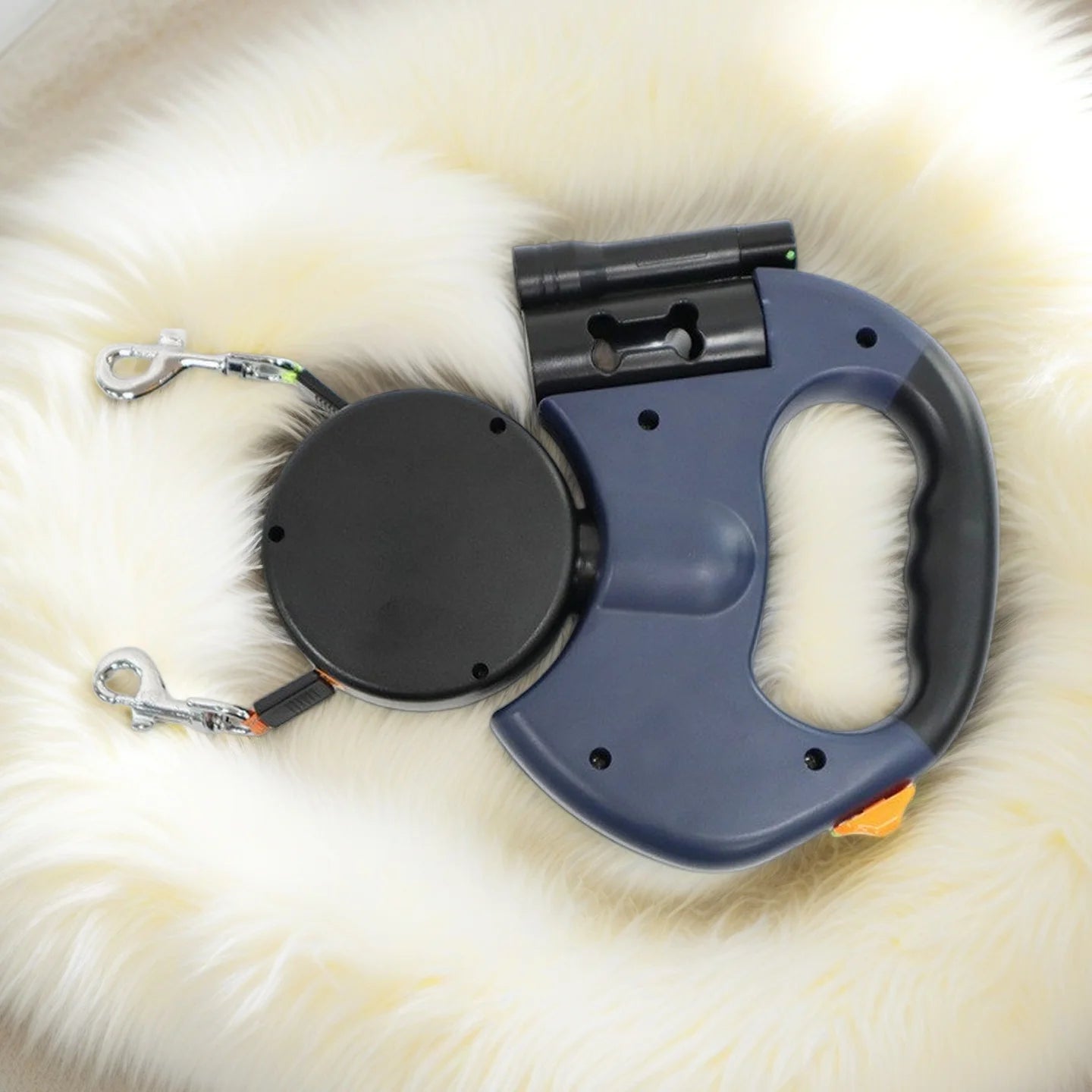 Dachshund Dual LED Leash™ | Tangle-Free Control for Two Dachshunds