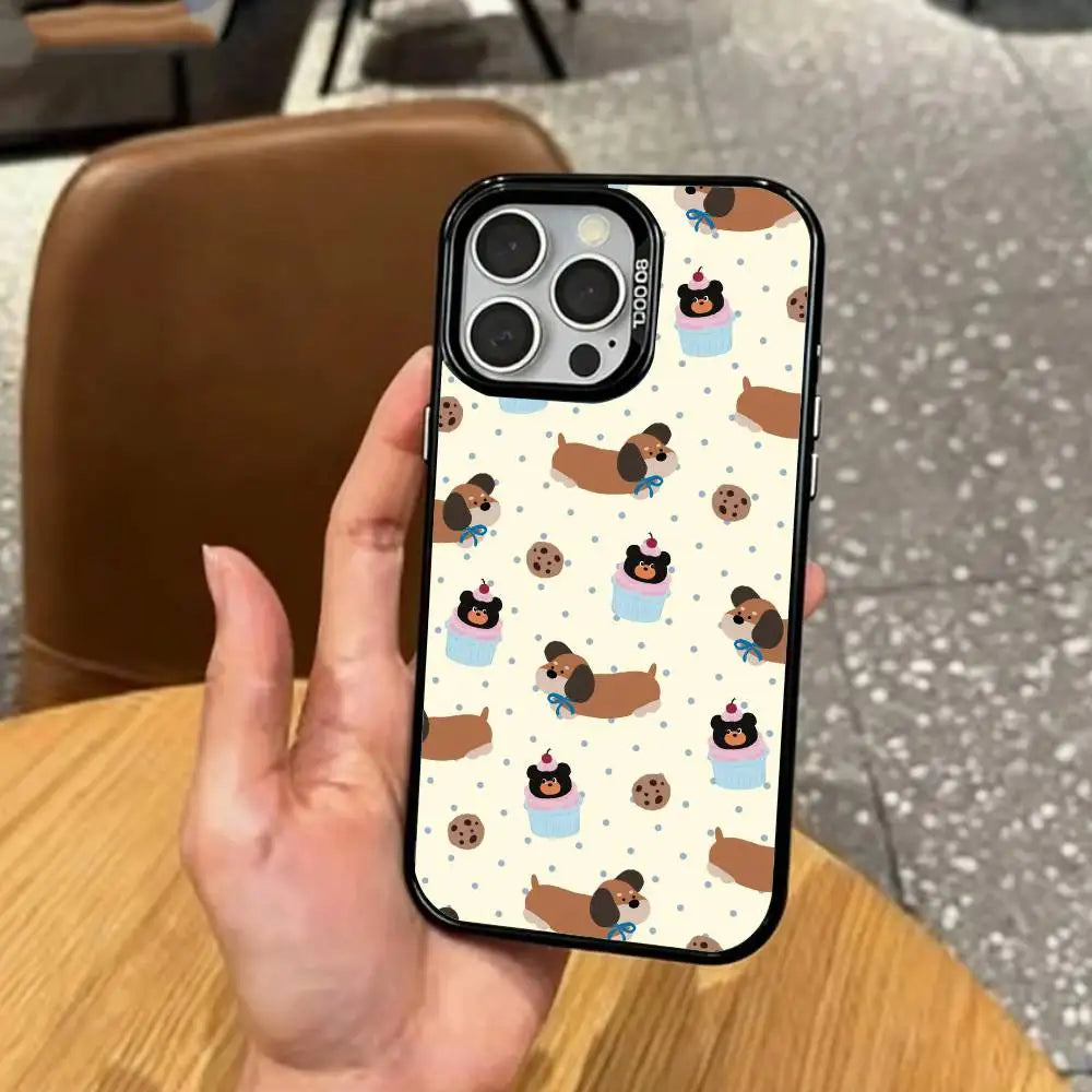 Doxie Luxe™ iPhone Case – Elegant Dachshund Phone Case for Doxie Lovers