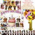 Ultimate Dachshund Birthday Party Kit – Balloons, Cake Toppers & Decorations for Sausage Dog Lovers