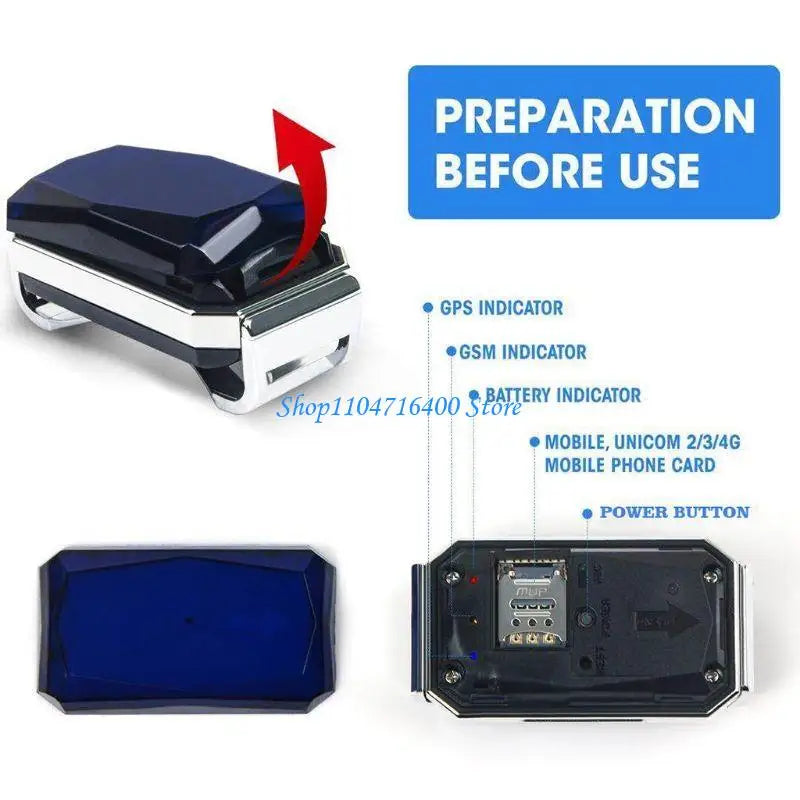 Dachshund Mini GPS Tracker – Real-Time Location & Anti-Lost Protection