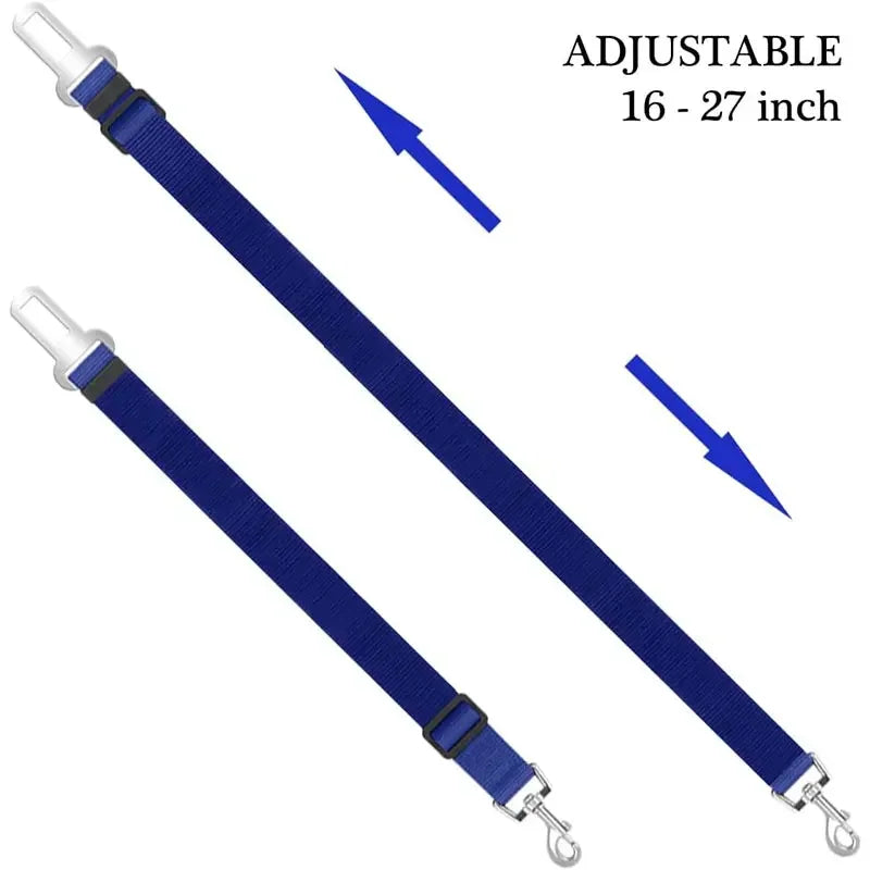 Adjustable Car Seat Belt for Dachshunds | Safety Travel Leash for Secure & Comfortable Rides