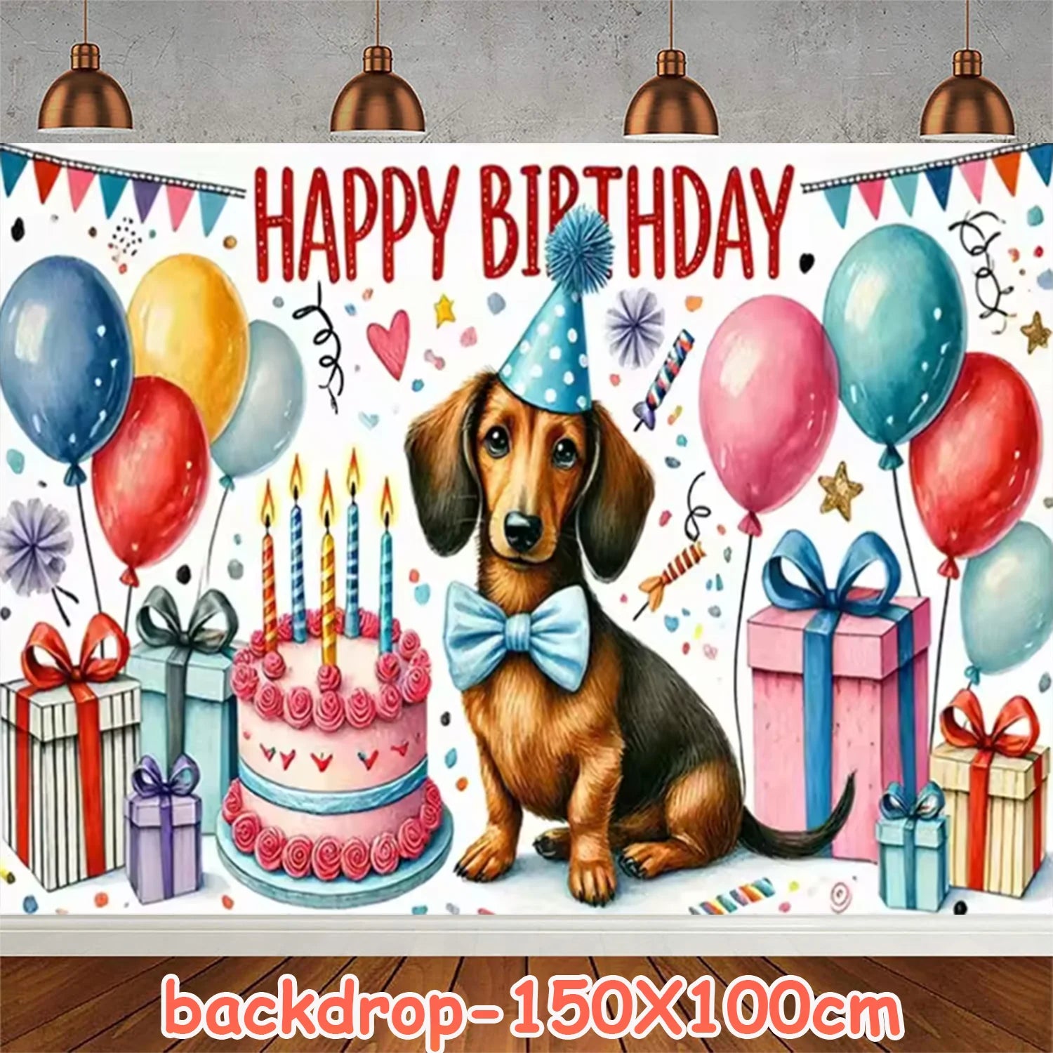 Ultimate Dachshund Birthday Party Kit – Balloons, Cake Toppers & Decorations for Sausage Dog Lovers