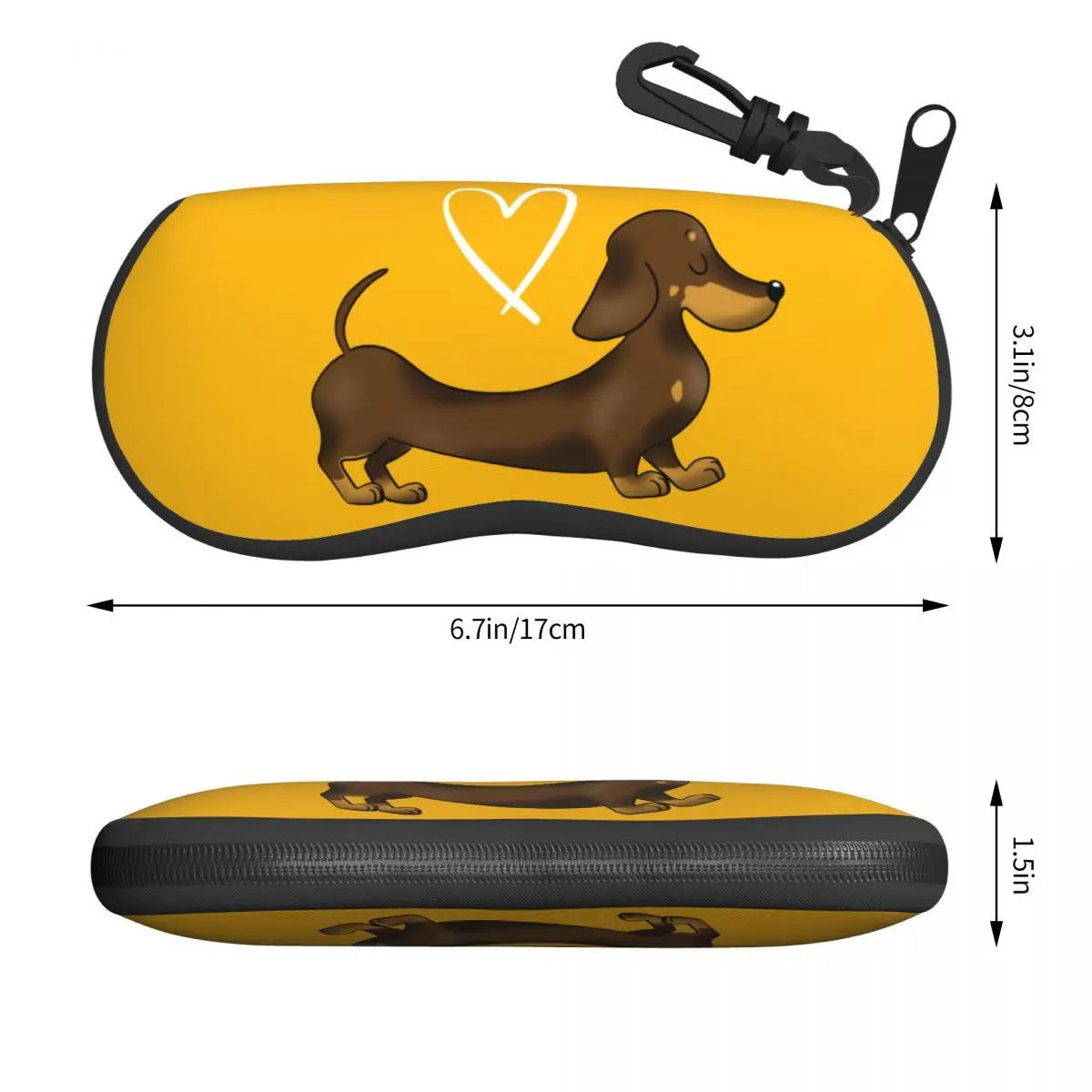 Dachshund Glasses Case™ | Protective Eyewear Pouch for Sausage Dog Lovers