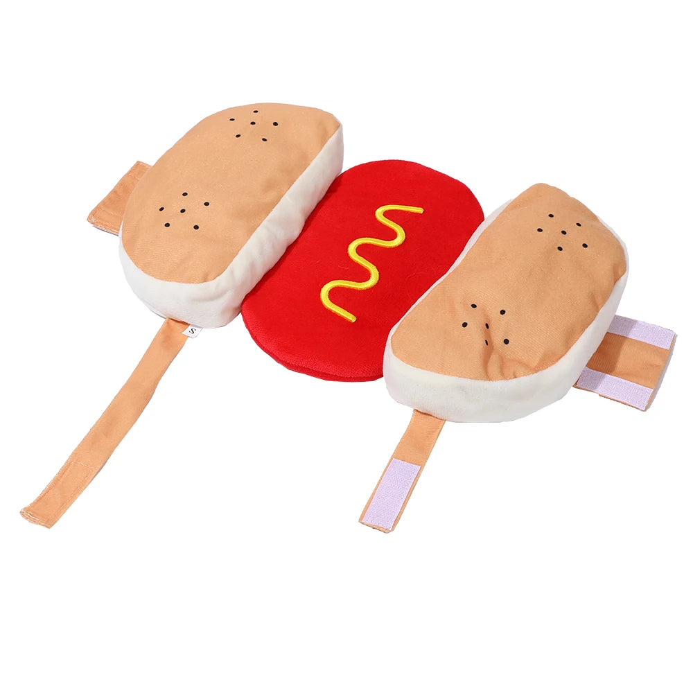 Funny Dachshund Hot Dog Costume – Cute Halloween Outfit for Wiener Dogs