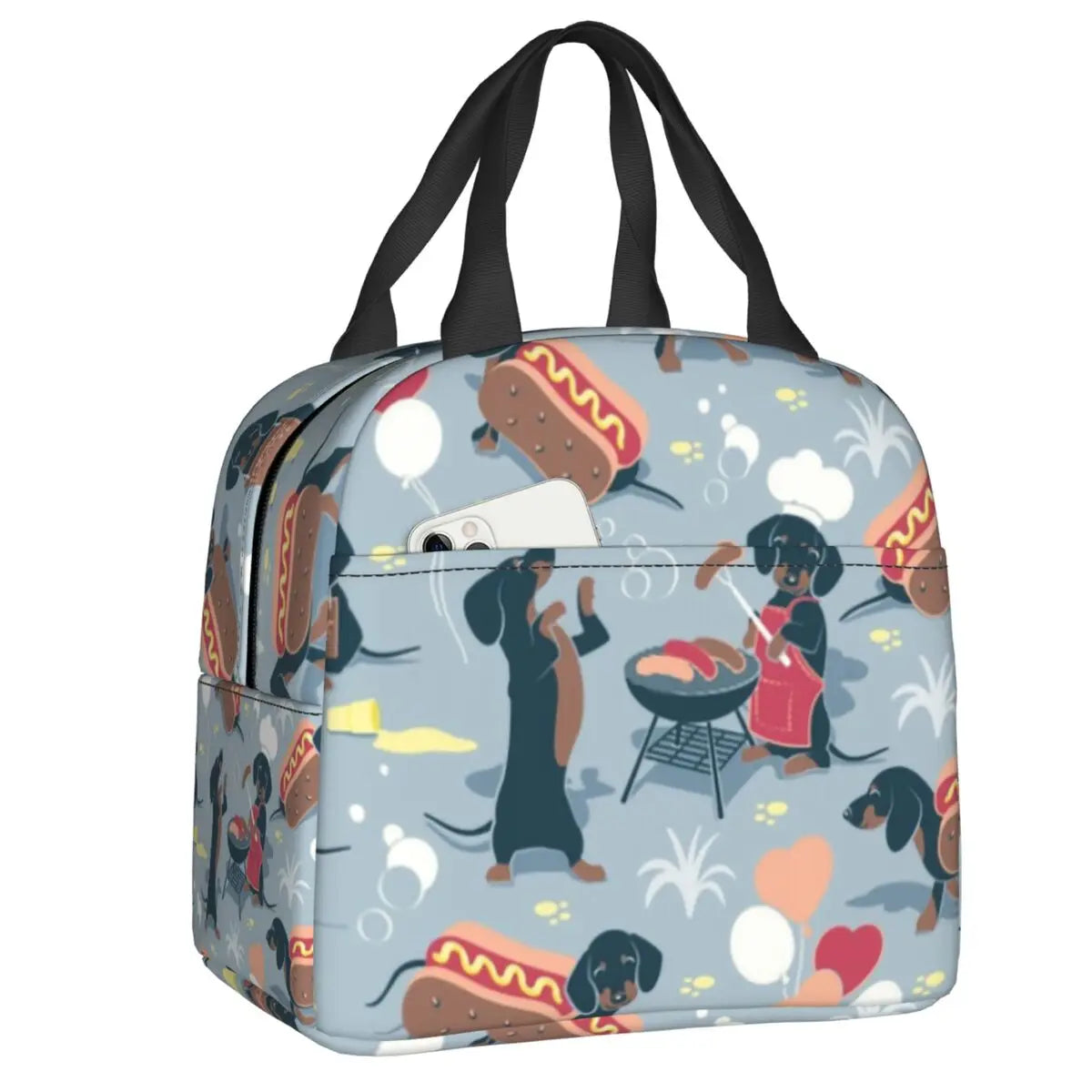 DoxieLunch™ Insulated Lunch Tote – The Perfect Lunch Bag for Dachshund Lovers