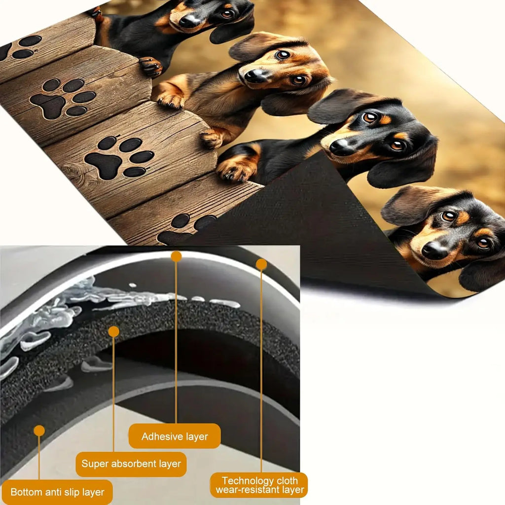 Dachshund Stove Cover Protector™ | Heat Resistant Glass Cooktop Mat