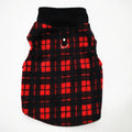 Dachshund Adventure Hoodie™ | Premium Plaid Fleece Hoodie with D-Ring for Stylish Everyday Walks