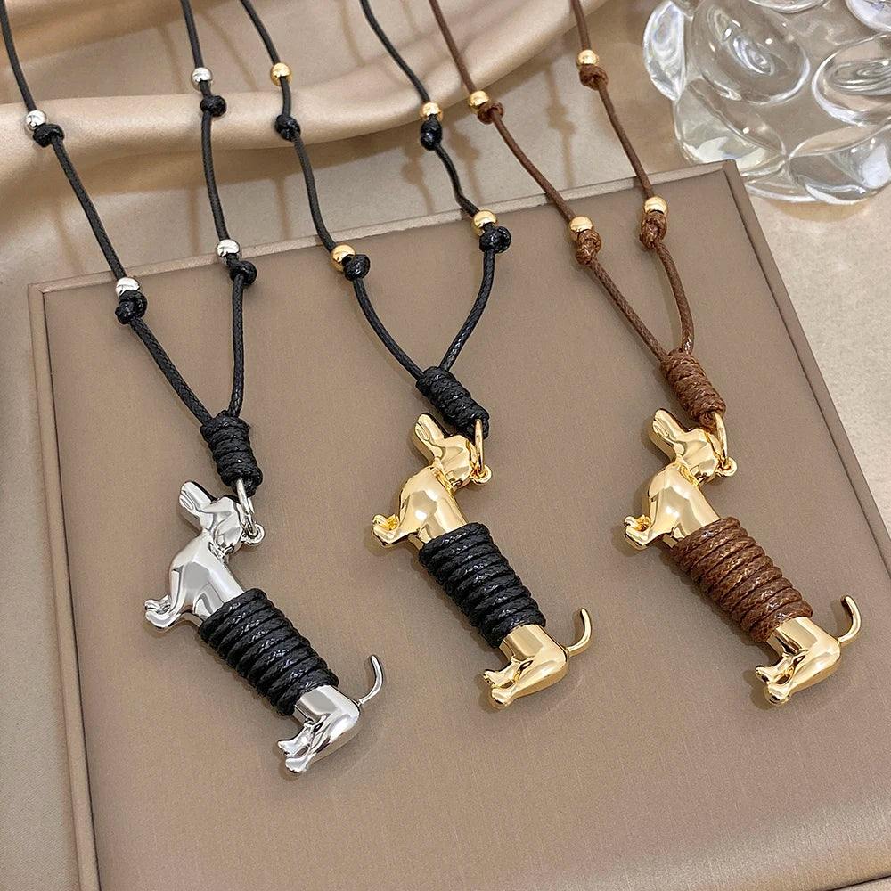 Dachshund Love Necklace™ – Elegant Sausage Dog Pendant for True Dachshund Lovers