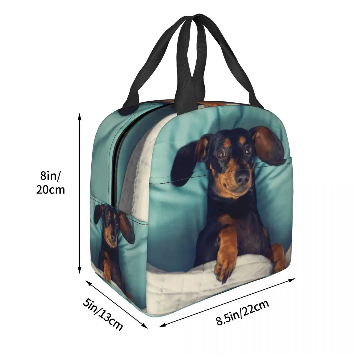 DoxieLunch™ Insulated Lunch Tote – The Perfect Lunch Bag for Dachshund Lovers