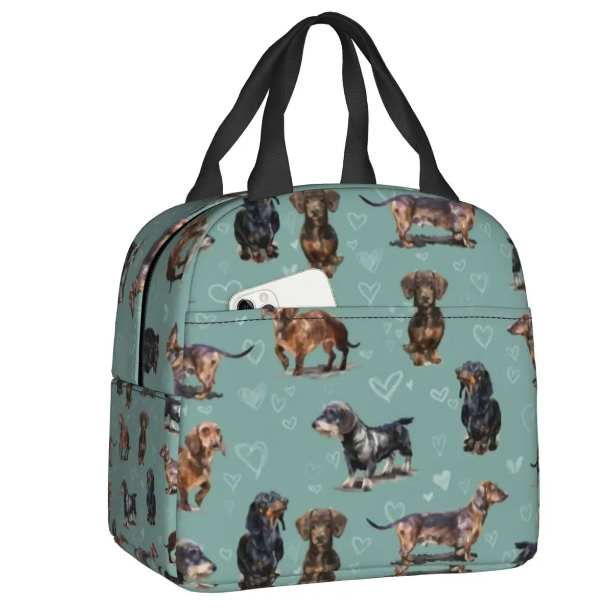 DoxieLunch™ Insulated Lunch Tote – The Perfect Lunch Bag for Dachshund Lovers