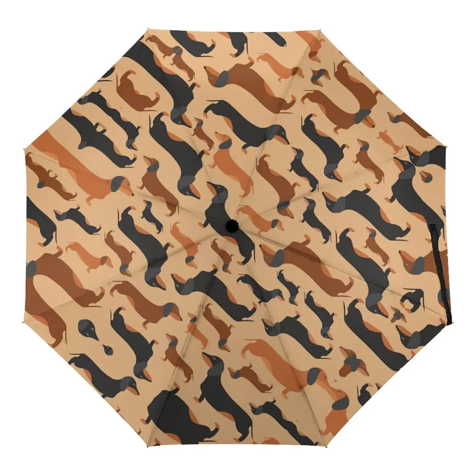 Dachshund Folding Umbrella – Lightweight Windproof Travel Umbrella for Dachshund Lovers