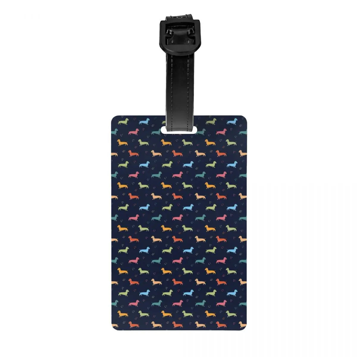 Personalized Dachshund Luggage Tag – Custom Travel ID Tag for Suitcases, Backpacks & Carry-On Bags