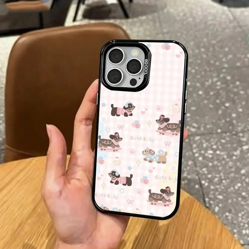 Doxie Luxe™ iPhone Case – Elegant Dachshund Phone Case for Doxie Lovers