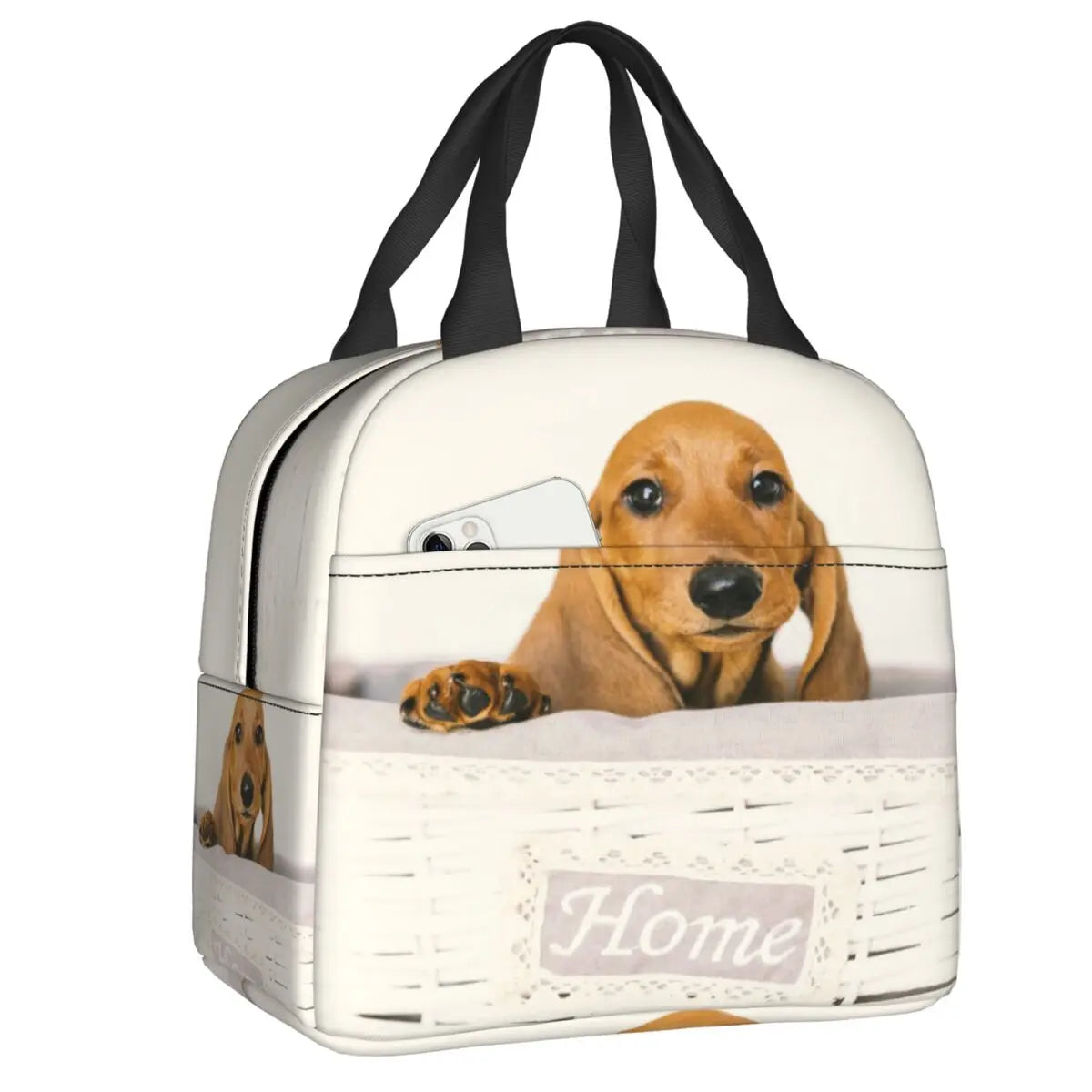 DoxieLunch™ Insulated Lunch Tote – The Perfect Lunch Bag for Dachshund Lovers