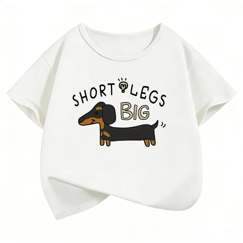 Dachshund Kids T-Shirt™ | Cute Cartoon Dog Tee for Boys & Girls