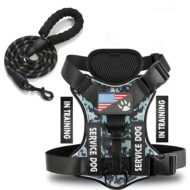 Dachshund Escape-Proof Harness Set™ | Secure No-Pull Control & Reflective Safety