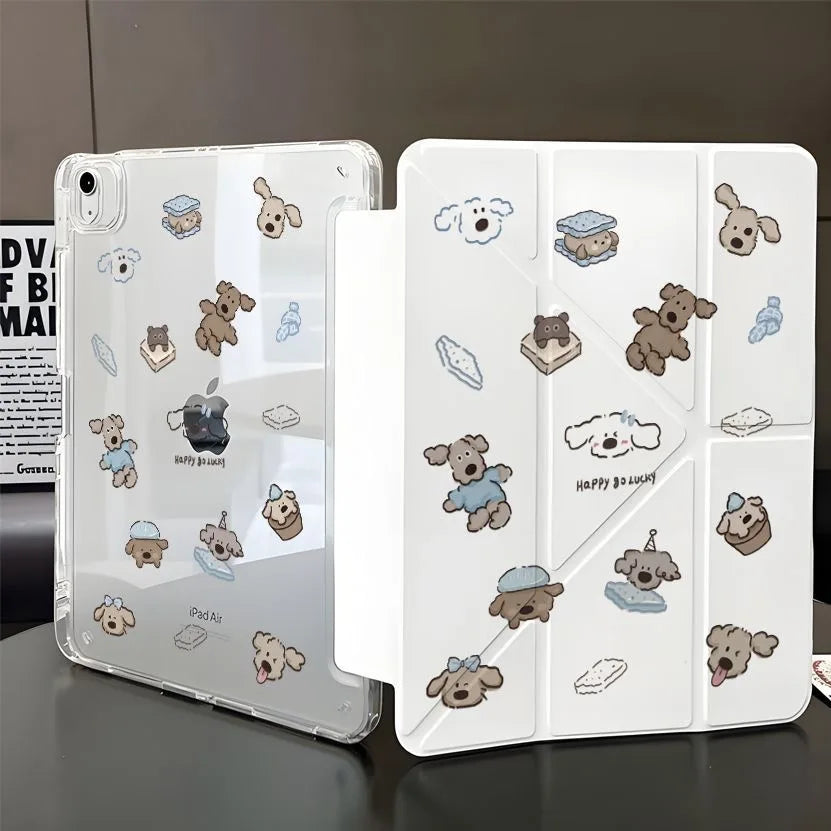 Dachshund iPad Case – Shockproof Protective Cover with Pencil Holder & Stand
