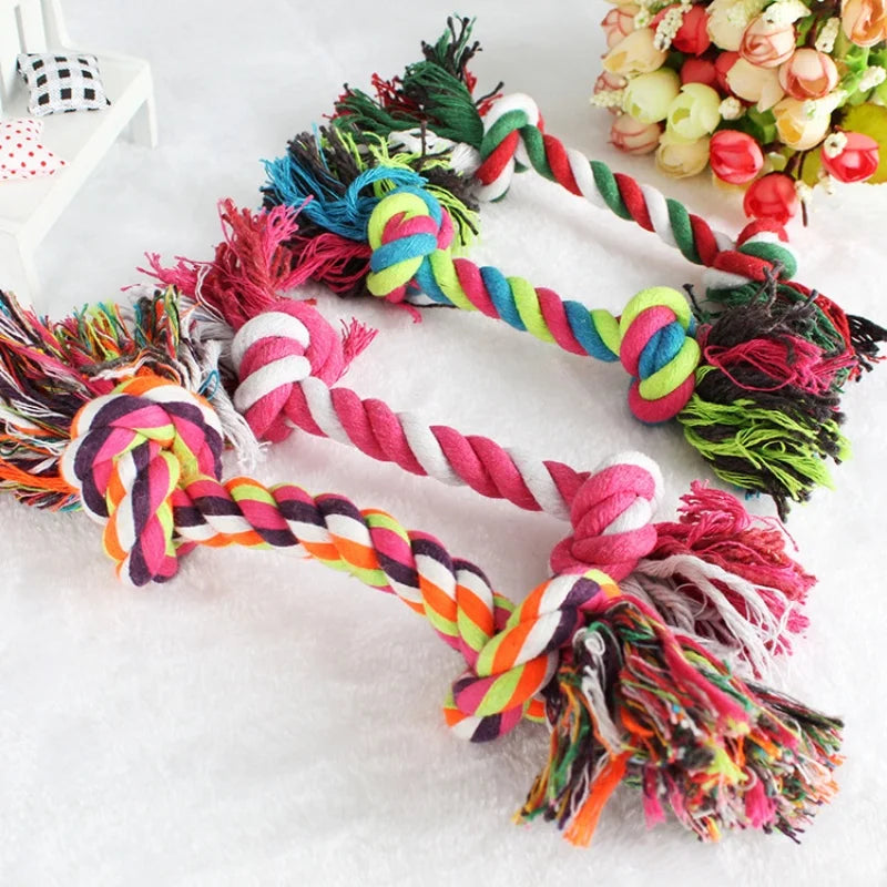 RopeBone™ for Dachshunds – Durable Cotton Rope Chew Toy for Healthy Teeth & Interactive Play