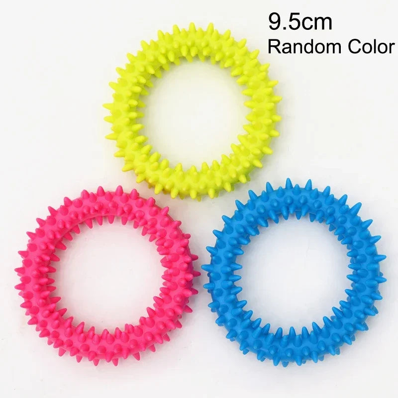 Dog Toys For Small Dogs Indestructible DSpikyChew™ for Dachshunds – Durable Squeaky Dental Chew Toy for Healthy Teeth & Active Playog Toy Teeth Cleaning Chew Training Toys Pet Supplies