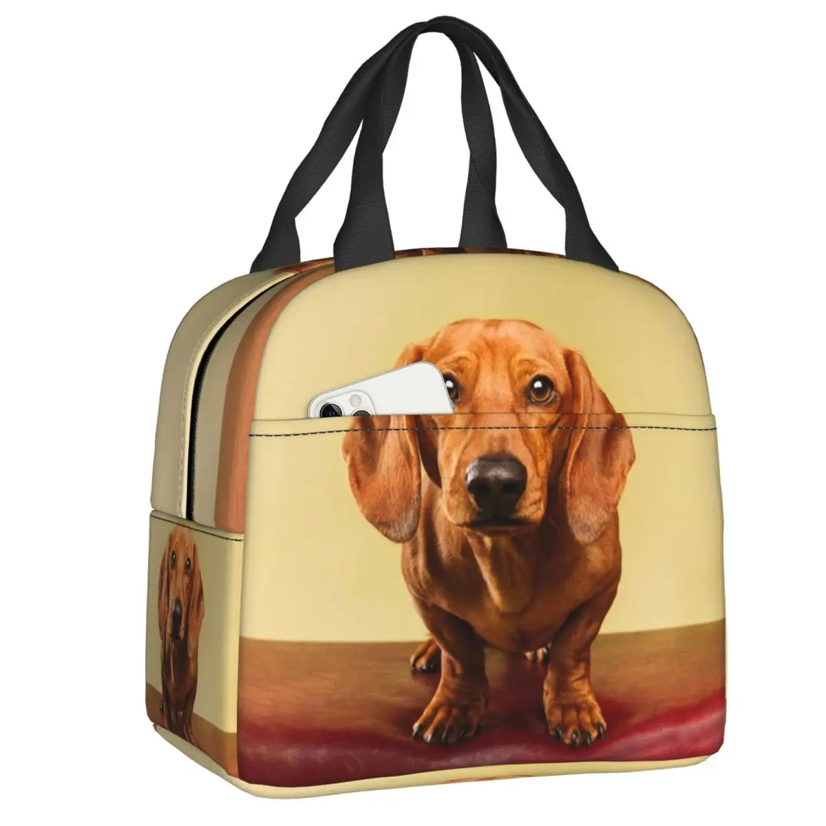 DoxieLunch™ Insulated Lunch Tote – The Perfect Lunch Bag for Dachshund Lovers