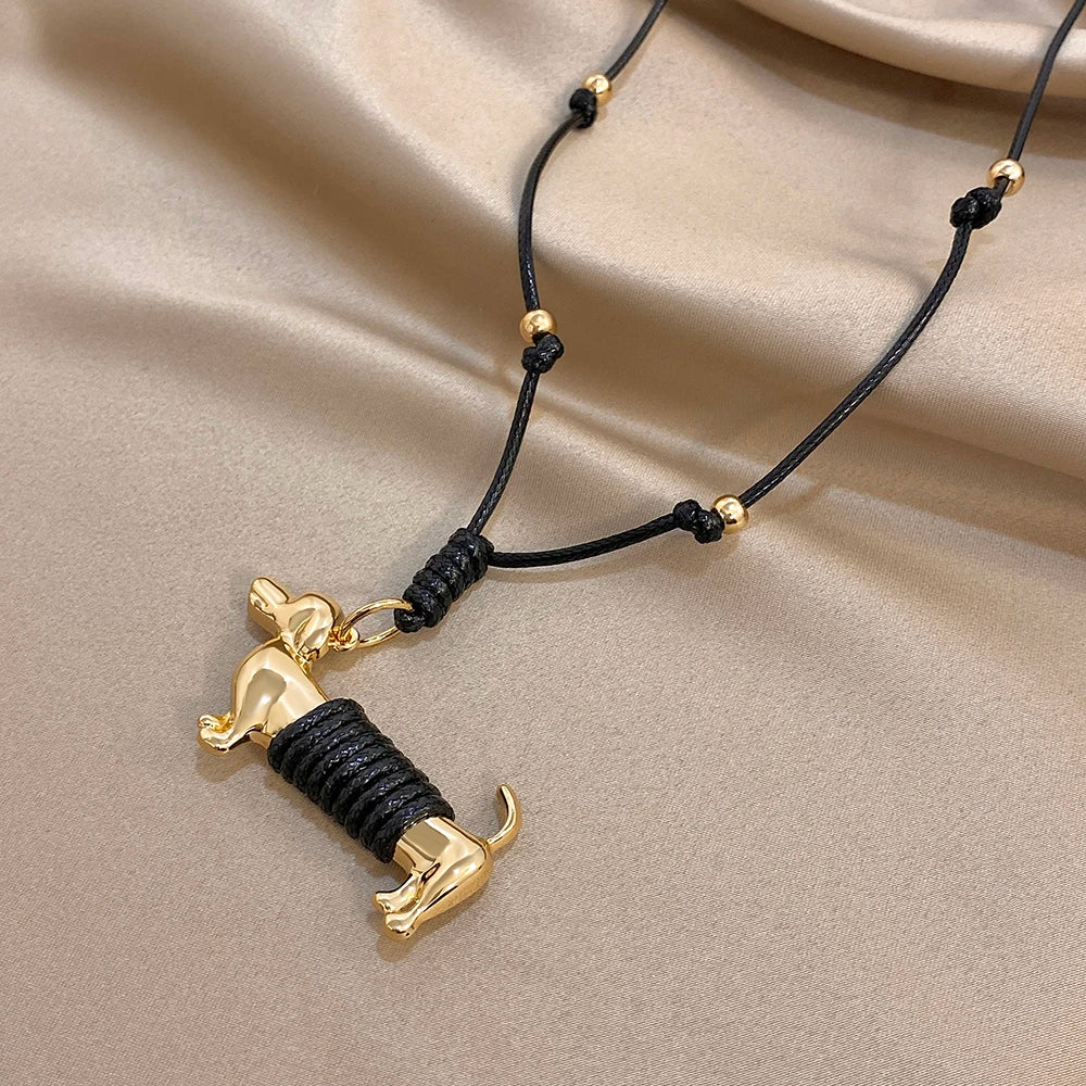 Dachshund Love Necklace™ – Elegant Sausage Dog Pendant for True Dachshund Lovers