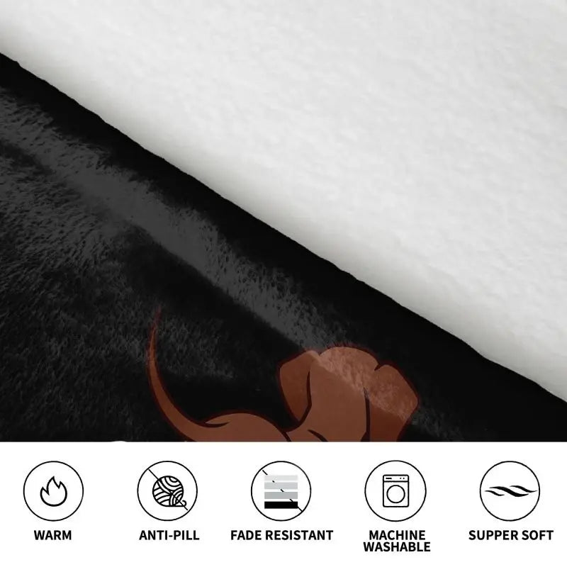 DoxieCuddle™ Oversized Blanket Hoodie – The Ultimate Cozy Hoodie for Dachshund Lovers