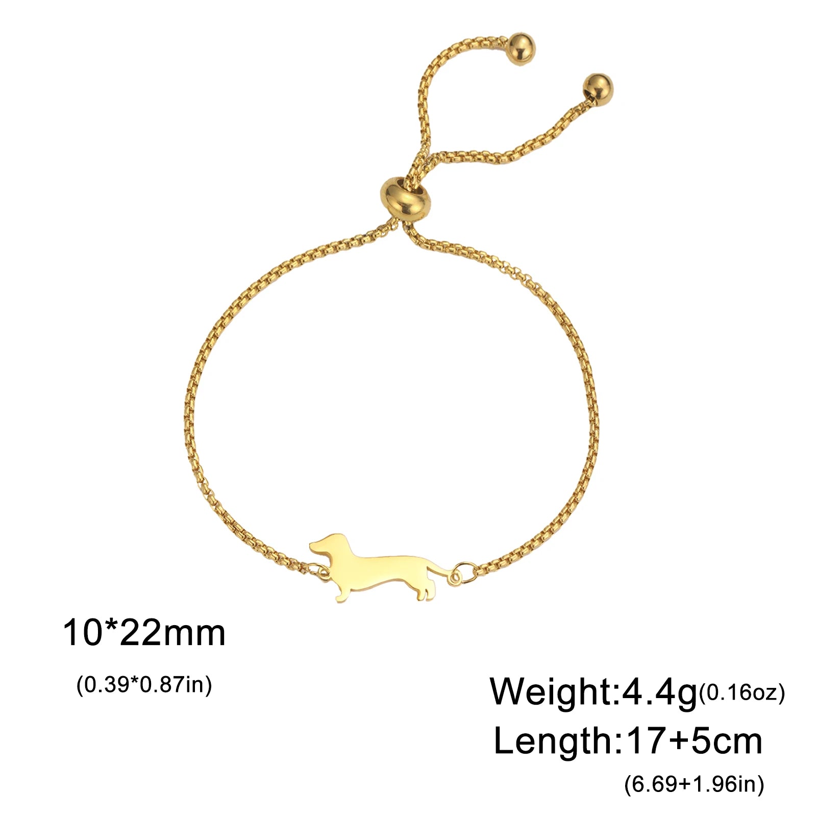 Dachshund Forever Bracelet™ – Elegant Stainless Steel Bracelet for Sausage Dog Lovers