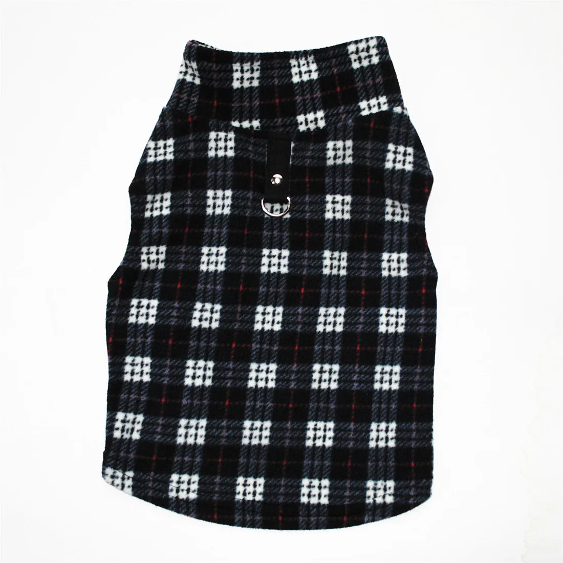 Dachshund Adventure Hoodie™ | Premium Plaid Fleece Hoodie with D-Ring for Stylish Everyday Walks