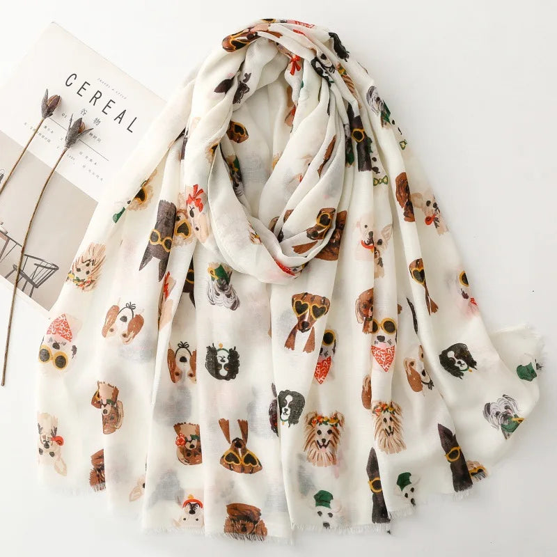 Dachshund Elegance Scarf™ – Luxury Sausage Dog Shawl for Stylish Dachshund Lovers