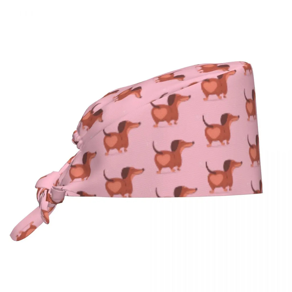 Dachshund Scrub Cap™ | Breathable Surgical & Work Hat for Dog Lovers