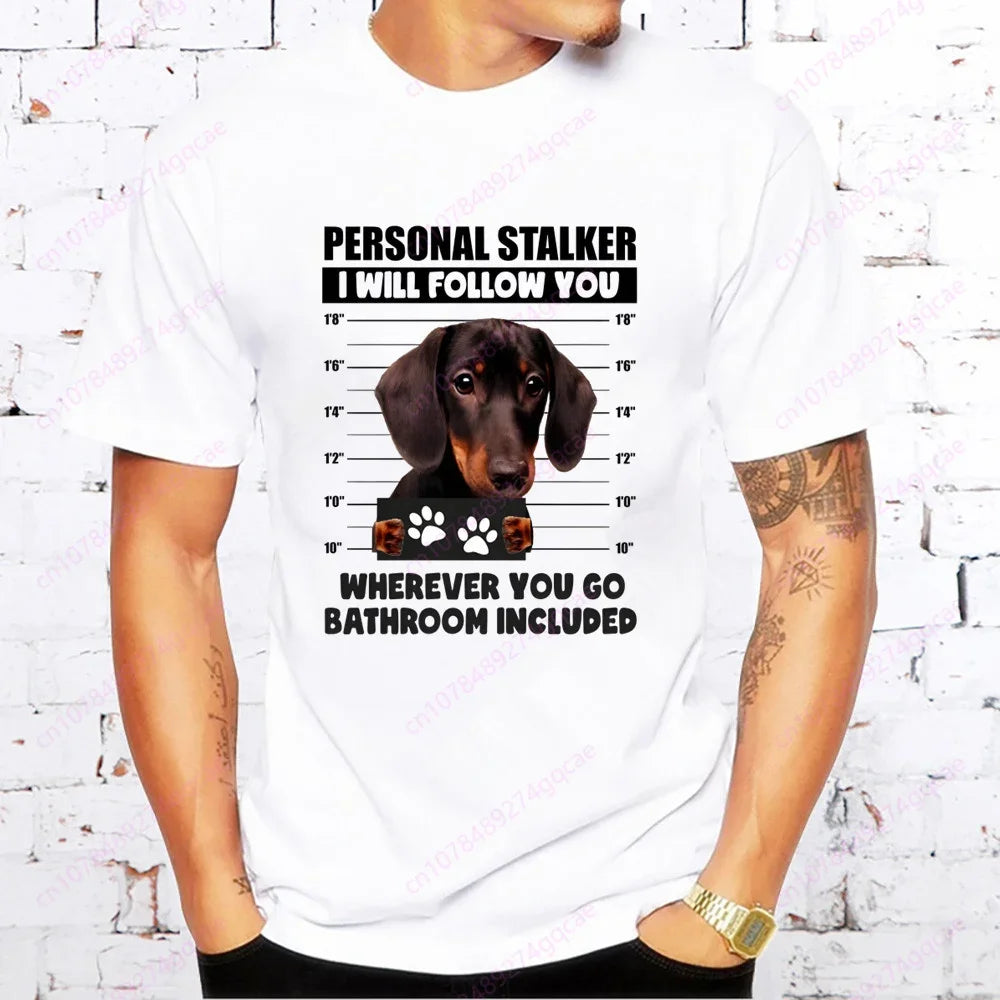 Dachshund Men’s Casual Tee™ | Funny Sausage Dog Printed T-Shirt